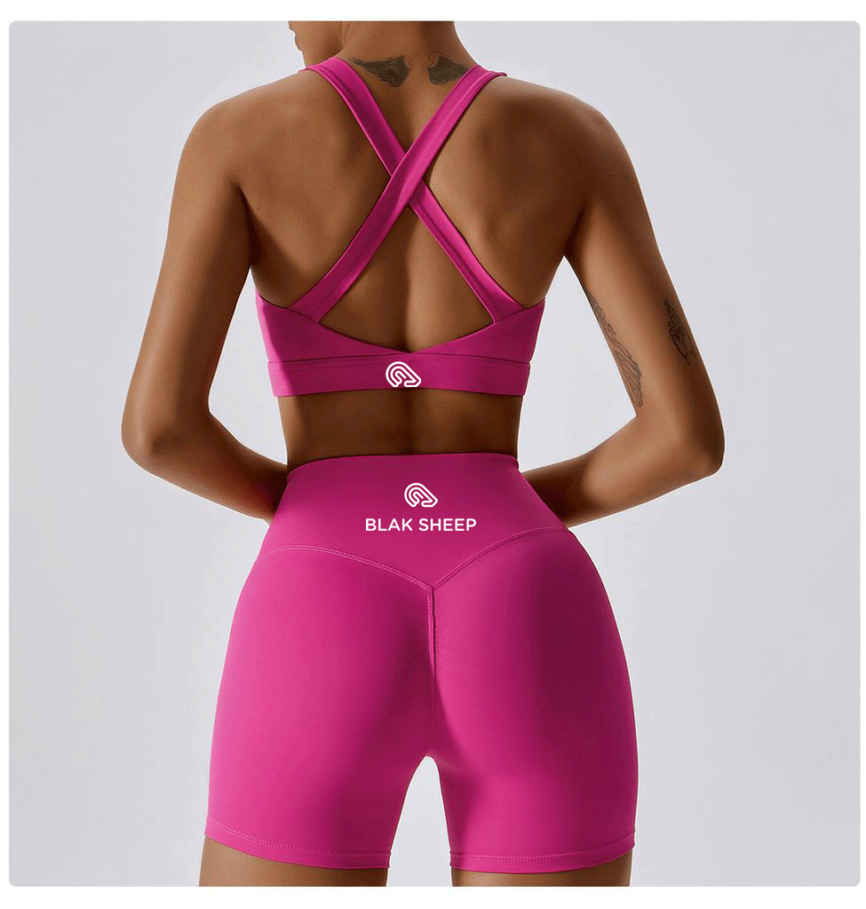 Blak Sheep Cross Back Sports Bra